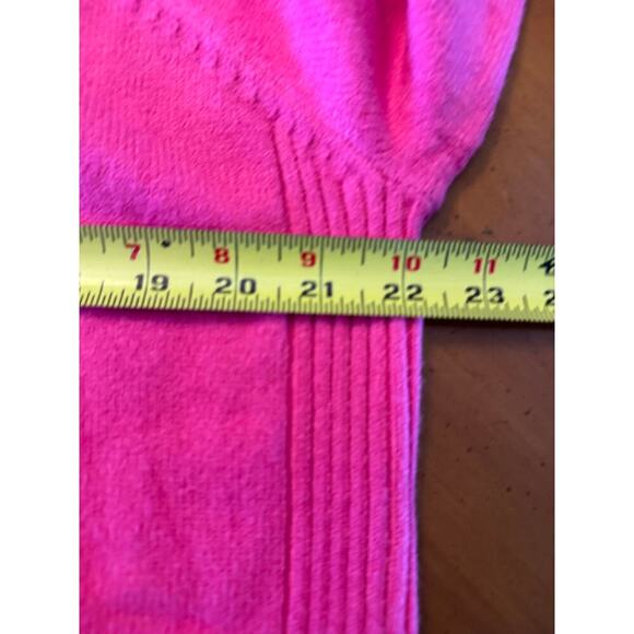 Lilly Pulitzer NWT Kaycee Sweater V Neck Pullover Raglan Sleeve Pink Size Large - Picture 14 of 15
